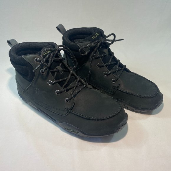 NWOT Kuru Quest Hiking Boots Ankle Cushioned, Black, Leather, Men's Size 11.5 - Picture 1 of 8